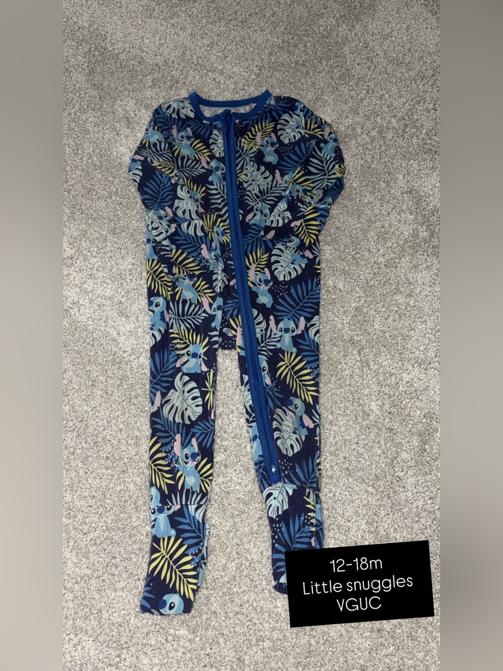 Bamboo stitch zippy